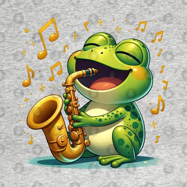 Jazz Frog by TooplesArt